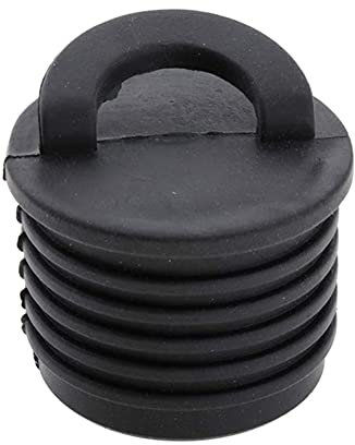 40mm Kajak Stopfen, MoreChioce Gummi Boot Ablassstopfen Kanu Kajak Ablassstopfen Abflusslöcher Lenzventil Bilgestopfen Kajak Ablassschraube Ersatzstopfen, Schwarz