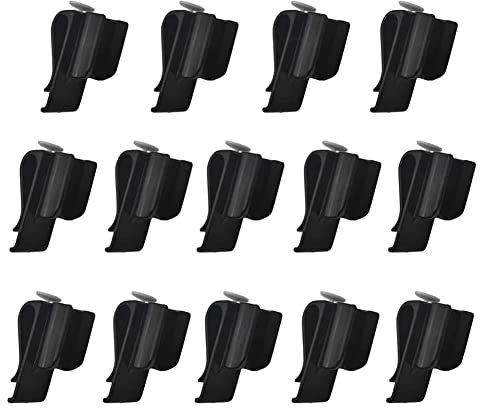 Wanjorlay 20 Stück Golf Club Aufbewahrungsclip aus Kunststoff Golf Putter Clip Organizer Ball Schutz Schläger Golf Zubehör für Golfer Schwarz