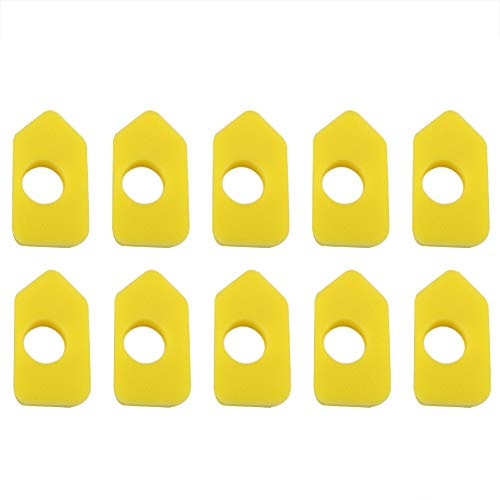 Yellow Foam Air Filter Replacement for & 986434-10PCS Premium Quality Air Filter for Lawn Mowers