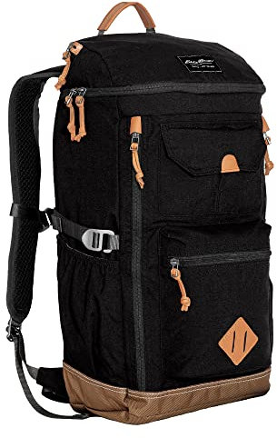 Eddie Bauer 30L Rucksack mit Top-Loading, Schwarz, 30L, Bygone Rucksack