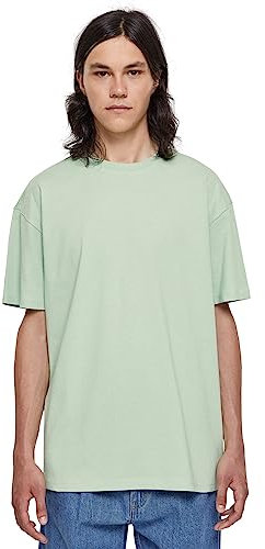Urban Classics Herren T-Shirt Heavy Oversized Tee, Oversized T-Shirt für Männer, Baumwolle, Rundhals, vintagegreen, 3XL