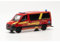 Herpa Modellauto Mercedes-Benz Sprinter '18 Bus Flachdach Branddirektion Stuttgart, Miniatur im Maßstab 1:87, Sammlerstück, Auto Modell für Diorama, Made in Germany, Modell aus Kunststoff