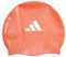 adidas Kids 3-Stripes Swim Cap - Cuffia da nuoto unisex per bambini, bright red/white, One size -