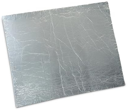Feuerfest 123 - Keramikfasermatte Aluminium 600x500x5 mm, Aluminiumsilikat, hitzebeständig bis 1.260 °C, Material Dichte 200 KG/m³, Isolierung für Kamine und Öfen