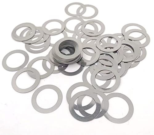 ZEONIK Unterlegscheiben 10 M9 M10 M12 M13 M14 M15 M16 M17 M18 M20 M22 M25 M30 M35 M40 Einstellbare ultradünne Unterlegscheibe aus Edelstahl, breitere Unterlegscheibe Beilagscheiben