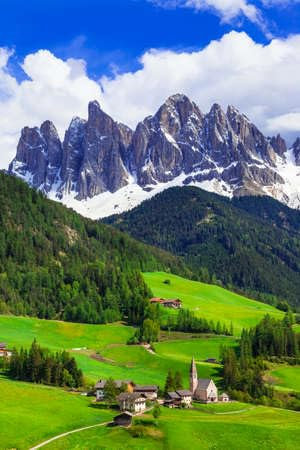 adrium Acryl-Bild 30 x 50 cm: Beeindruckender Berg der Dolomiten - Val di Funes, Italien (64898486)