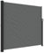 vidaXL Toldo Lateral Retráctil, Pantalla de Privacidad, Toldo Resistente al Agua Rayos UV, Toldo Lateral para Jardín Patio Balcón, Gris Antracita