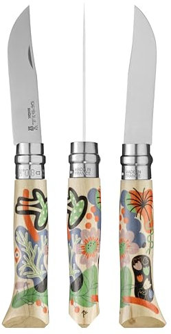 Opinel - Couteau de Poche N°08 Perrine Honoré Edition Limitée Nature - OPINEL