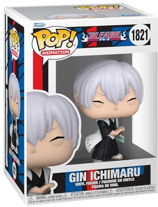 Funko POP! Animation: Bleach - Gin Ichimaru | Offizielles Anime Merch - Vinyl Sammelfigur als Regal Deko - Geschenkidee zum Geburtstag für Fans und Sammler