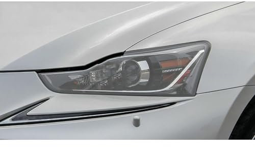 UNGOOR Auto Scheinwerfer Schutzfolie Für Lexus is is 200t 300h 250 F Sport 2016-2020,Anti-Kratz Schutzfolie Schutzfolie TPU Aufkleber Auto Zubehör.,Blackened