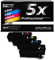 E.T. Toner 5X kompatibel für Dell E525w ersetzt Black Cyan Magenta Yellow Druckerpatronen Kartuschen