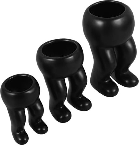 BESPORTBLE 3stücke Sukkulentenpflanzer Aus Keramik Dekorativer Blumentopf Kleiner Übertopf Für Indoor-Pflanzen Kaktustopf Mit Feiner Verarbeitung Geeignet Für Sukkulenten Und Bonsai