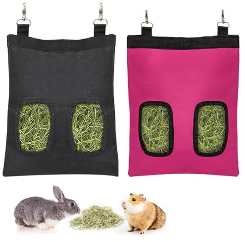 GXGM 2 Stück heuraufe kaninchen, heuraufe meerschweinchen, heu kaninchen, kaninchen heuraufe, für Hase Chinchilla Hamster Kleine Tiere, a