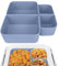 Linkidea 4 Stück Lunchbox-Einsätze, Ersatzteiler, Bento-Box-Zubehör in Lebensmittelqualität zum Unterteilen von Lebensmitteln, Lunchbox-Teiler passen in Gläser, Bento-Lunchbox (Blau)