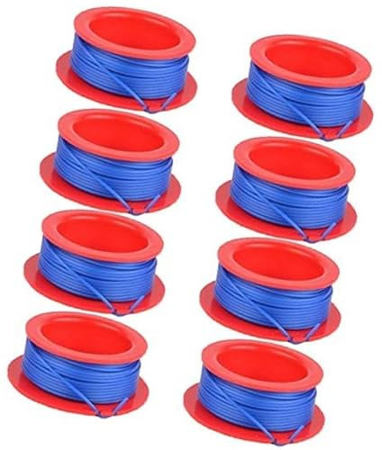 Vuzmode Bobine de Fil de Rechange for Coupe-Bordures Flymo ET21, Mini, Trim St, Fly031, 8 pièces Bobine de Coupe-Herbe