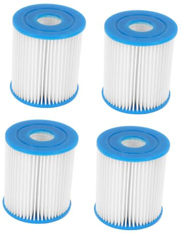 Didiseaon 4pièces Filtre Piscine Cartouche pour Pompe à Eau Lot de Filtres De Rechange Outil De Nettoyage pour Piscine