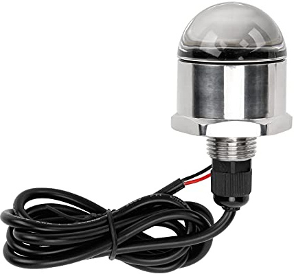 Pyltha 12V LED Bootslampe Blau, 9 LED, 1200lm, 1/2 Zoll NPT Gewinde - Wasserdicht IP68, Korrosionsschutz, Für Boot, Yacht Unterwasserbeleuchtung