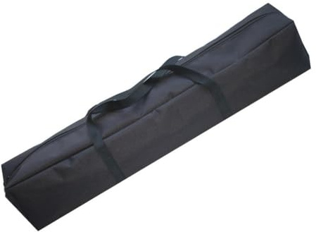 Auratrove Borsa portaoggetti per ombrellone da spiaggia, in tessuto Oxford resistente, con tracolla, per patio, campeggio, nero, 150 x 20 x 20 cm