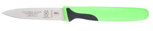 Mercer Culinary Millennia Color Handle Cutlery 3 Slim Paring Knife Green