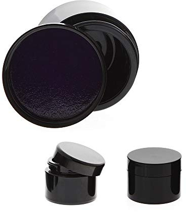 Mironglas Violett Tiegel 50 ml Energieschutz Deckel, Leere Kosmetex Miron Violett-Glas Creme-Dose, Kosmetikdose, 6 Stück