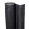E-starain Canisse en PVC pour Jardin Balcon et Terrasse,Brise Vue Double Face Pare-Soleil pour Jardin 500 * 80cm Gris