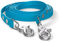 5m Schleppleine, Hundeleine, 2 Karabiner & D-Ring, Cyan-Blau, sehr stabil, schmutz- und wasserabweisend