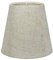 Sinta Lampenschirme Stoff Moderne Ersatz Lichtschirm E14/E27 Ersatzschirm Klein hängelampe für Kerze Kristall Kronleuchter Candle Light Wand Licht Tischleuchte, Ø13cm/5.5 Linen