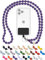 DROPLETSY Holzperlen Handykette universal, handgefertigt, Schlüsselband, Kette, Necklace zum Umhängen - kompatibel mit allen Smartphones: Apple iPhone, Samsung Galaxy (ohne Hülle, TheCaimito)