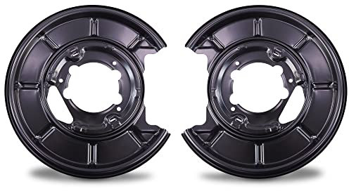 BESTPRICE 2x Ankerblech hinten links & rechts Spritzbelch Deckblech für Bremsscheibe Kompatibel mit MERCEDES-BENZ A-Klasse (W168), VANEO (414)