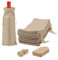 ZEONHAK 30 Bolsas de Regalo de Vino de arpillera, 15 x 35 cm, Bolsas de Yute para Botellas de Vino con Etiqueta para Colgar y Cuerda de cáñamo