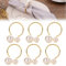 15 Stück Serviettenringe Gold, Serviettenringe Weihnachten, Serviettenring, Servietten Ringe, Servietten Ring, Servietten Ring Gold