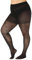 WiliW Strumpfhose mit Punkten in Übergröße für Damen, Muster Strumpfhose 40D, Hohe Taille Control-Top Schwarze Transparente Strumpfhose