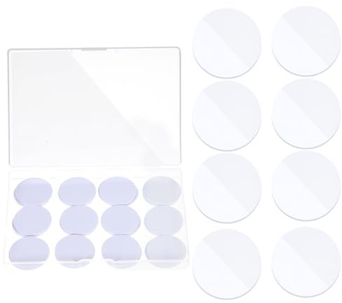 50Pcs NFC Tags, Blank NFC Tags NTAG215 Coin with Adhesive Back, Rewritable NFC Stickers White NFC Chip 504 Bytes Memory NFC Cards Compatible with Android and NFC Enabled Mobile Phones Device