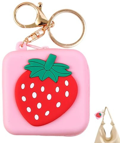 Portachiavi Portamonete In Silicone - Portamonete Cambio Modello | Portafoglio Miini | Simpatico Portamonete | Design Multiuso Con Cerniera Portachiavi Per Borsa Carina Con Portachiavi
