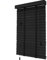 generisch Holzjalousien Jalousie Schwarz Echtholz Jalousette Für Fenster W 30 45 60 75 90 100 115 130 145 160cm Horizontale Jalousien 50 mm Lamellen Wand- und Deckenmontage(50W x 210cm H)