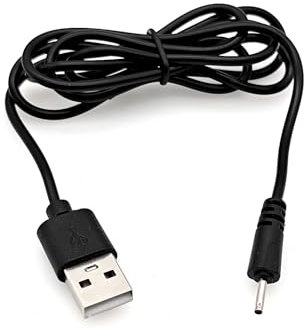 JZK Cavo ricarica USB per vecchi Nokia, cavo ricarica con jack a barilotto DC 2.0 x 0.6mm, cavo ricarica con pin piccolo 2mm per telefono Nokia 1208 2630 2760 5310 6210 E65 E71 N70 N73 N80 N95