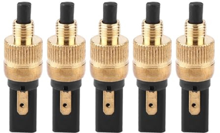 MechKit Interruptor de Luz de Freno de Motocicleta 5Pcs, Delantera Trasera de Motocicleta Repuesto de Interruptor de Embrague de Freno, Cobre, para Moto ATV Sport Dirt Pit Bicicleta Eléctrica