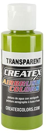 Createx 60 ml Paint, Transparent Leaf Green