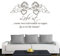 A571 Wandtattoo Liebe ist.. für immer! 120cm x 80cm braun (erhältlich in 40 Farben)