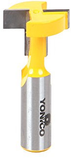 Yonico 14189 t-slot and t-track Slotting router bit 1/5,1 cm Shank