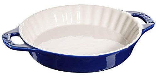 STAUB Plat à tarte 24 cm bleu céramique