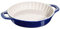 STAUB Plat à tarte 24 cm bleu céramique