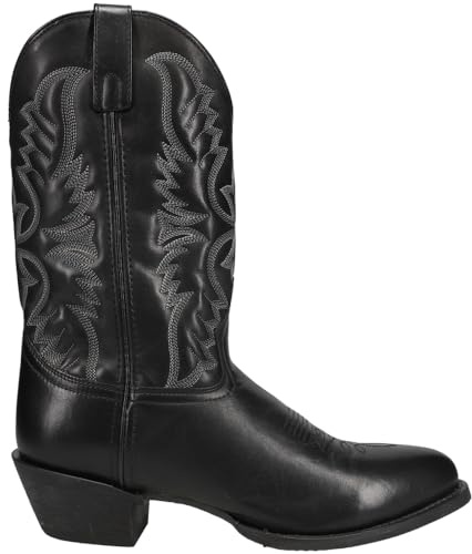 Laredo Mens Birchwood Round Toe Pull On Casual Boots Mid Calf - Black - Size 9 EW