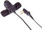 Albrecht 41937 Adapter mit Midland/BHS300M PTT Knopf Adapterkabel für Motorradhelme Schwarz