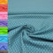 MAGAM-Stoffe Amelie Blümchen Baumwollstoff Oeko-Tex Meterware 50cm (10. Petrol)