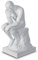 Isideco Der Denker nach Auguste Rodin 15cm weiß