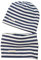 LACOFIA Baby Jungen Mädchen Beanie Mütze und Loop Schal Set Kinder Weiche 100% Baumwolle Strickmützen Kleinkind Hut und Kragen Schals Marineblauer Streifen 3-7 Jahre