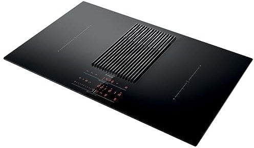 Elica; Placa inducción con extractor integrado NIKOLATESLA LIBRA BL/F/83; Couleur : vidrio negro