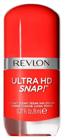 Revlon Smalto Ultra HD Snap! Formula Glossy E 100% Vegana Con 75% Di Ingredienti Naturali E Idratanti Ed Elevata Copertura - Colore 031 SHES ON FIRE