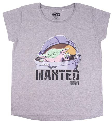 Mandalorian Baby Yoda The Child - T-Shirt - grau Gr. S